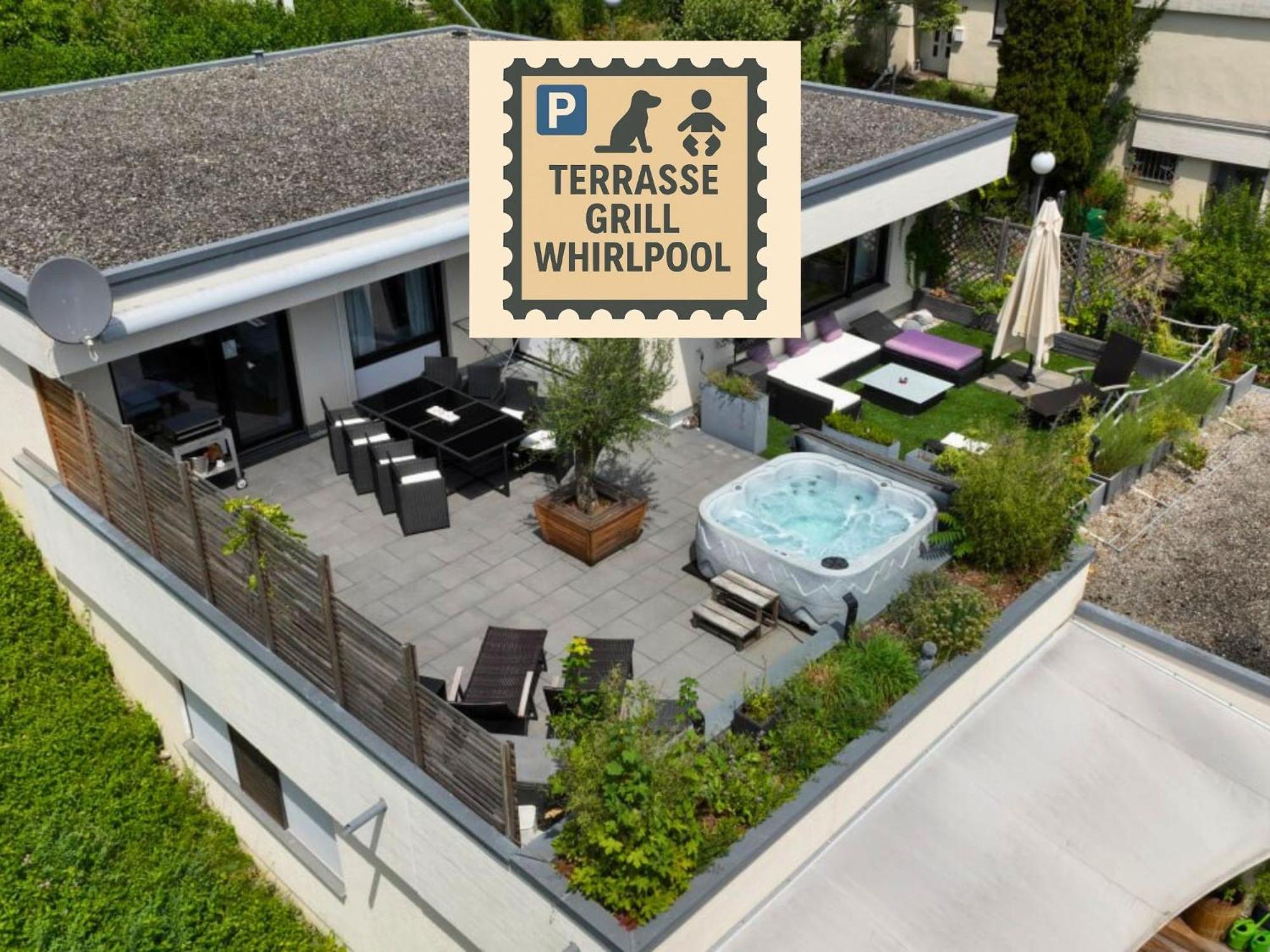 Penthouse - 3 Schlafzimmer- Sonnige Dachterrasse -Whirlpool & Alpenblick - Perfekt Fuer Romantik Oder Familienurlaub Mit Kind, Hund Willkommen - By Ferienwohnenamsee - Uberlingen Exterior foto